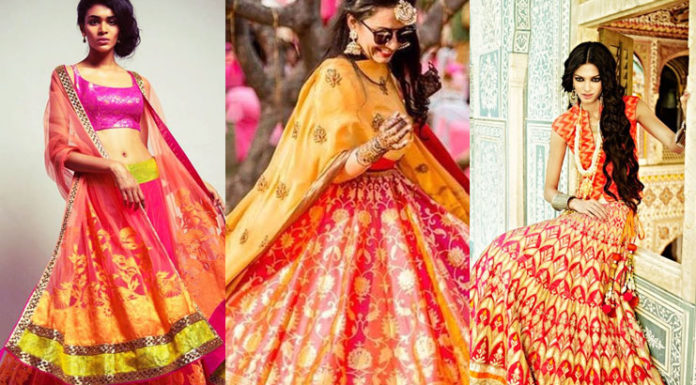 Neon Bridal Lehengas